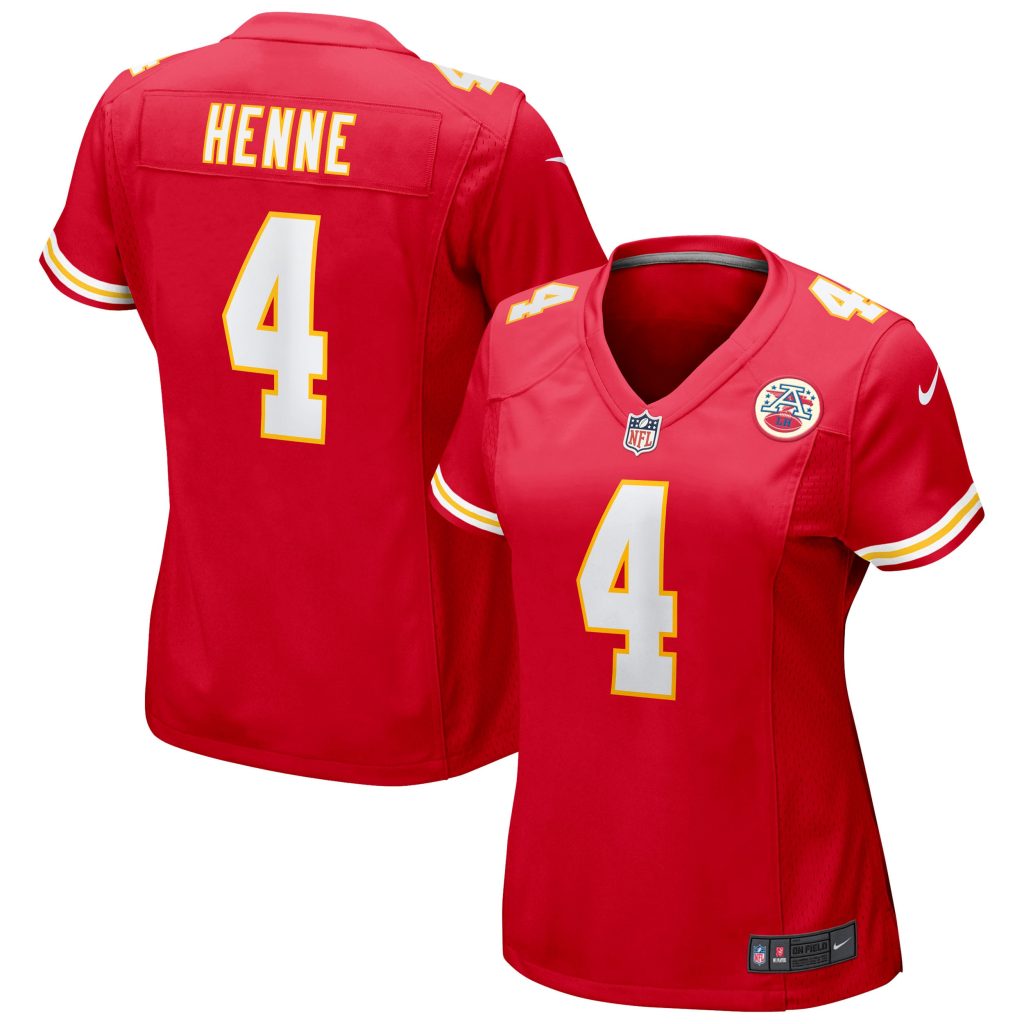 Women's Kansas City Chiefs Chad Henne Nike Red Game Jersey
