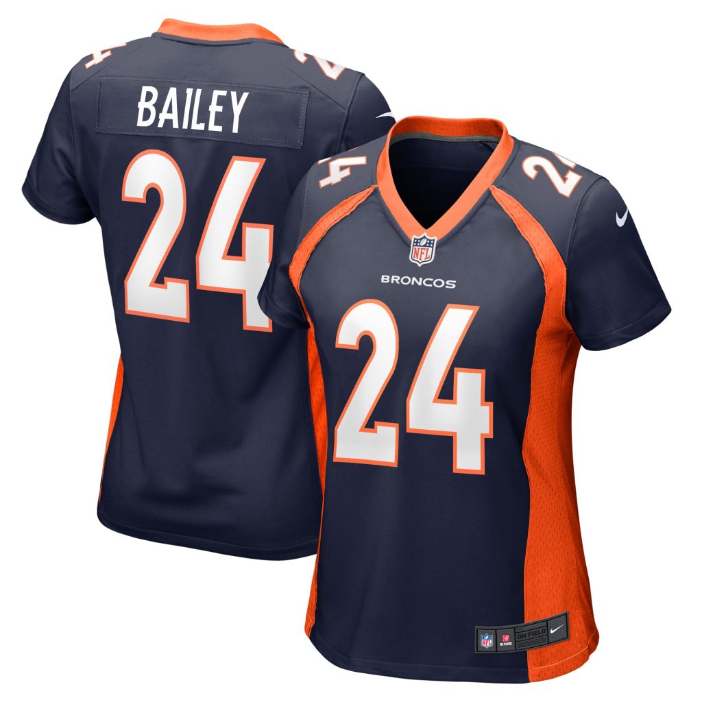 Women's Denver Broncos Champ Bailey Nike Navy Retired Player Jersey