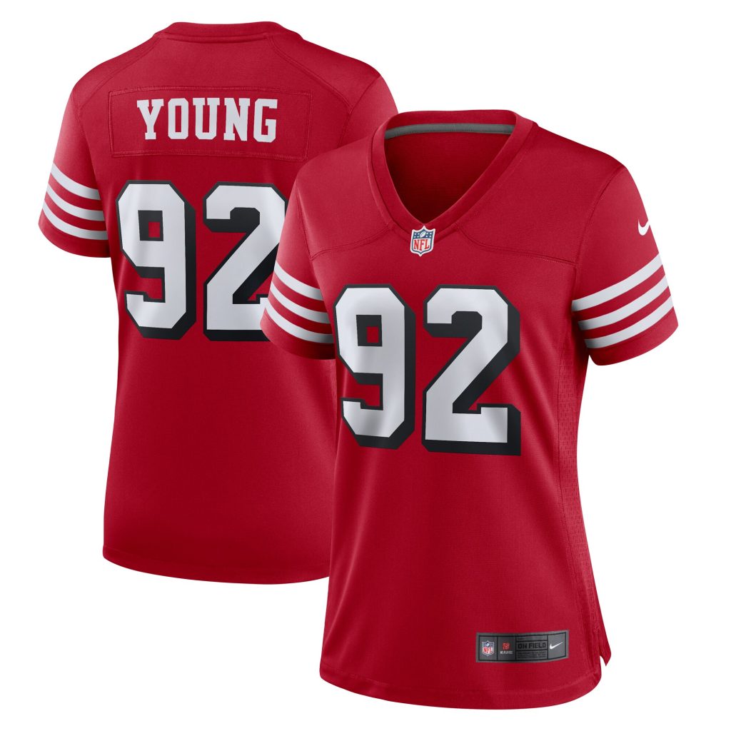 Chase Young San Francisco 49ers Nike Women's Alternate Game Jersey - Scarlet