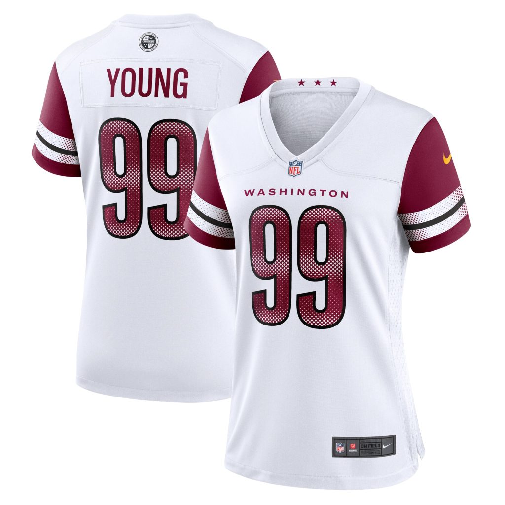 Women's Washington Commanders Chase Young Nike White Game Jersey