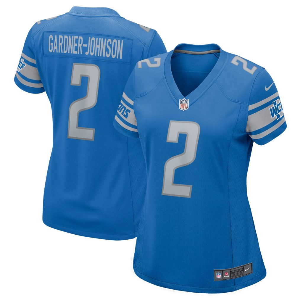 Women's Detroit Lions Chauncey Gardner-Johnson Nike Blue Game Player Jersey