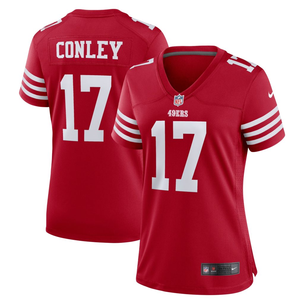 Women's San Francisco 49ers Chris Conley Nike Scarlet Game Jersey