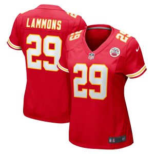 Women's Kansas City Chiefs Chris Lammons Nike Red Team Game Player Jersey