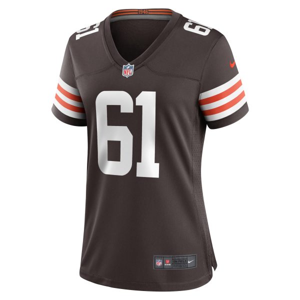 Women's Cleveland Browns Chris Odom Nike Brown Game Player Jersey