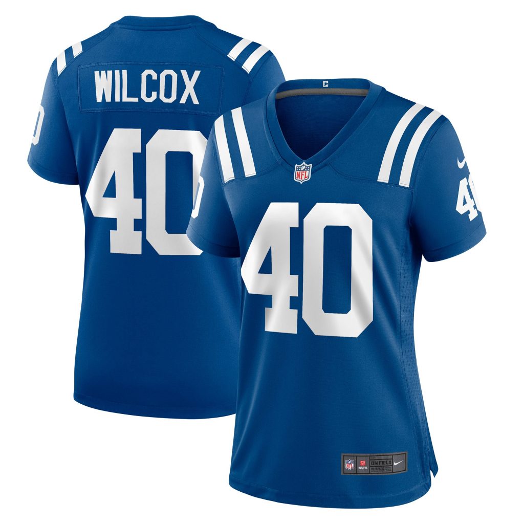 Women's Indianapolis Colts Chris Wilcox Nike Royal Game Jersey
