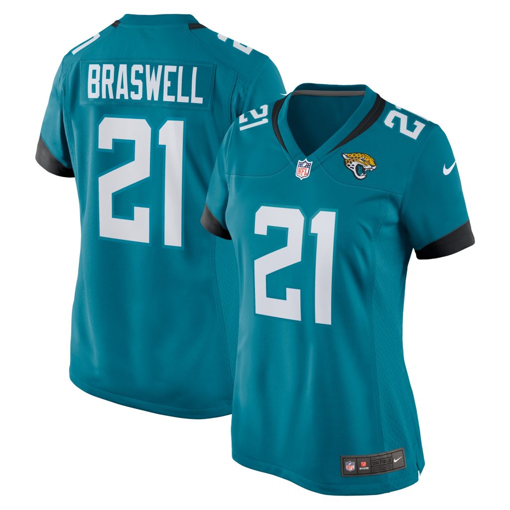 Christian Braswell Jacksonville Jaguars Nike Women's Team Game Jersey -  Teal