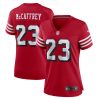 Women's San Francisco 49ers Christian McCaffrey Nike Scarlet Alternate Game Player Jersey