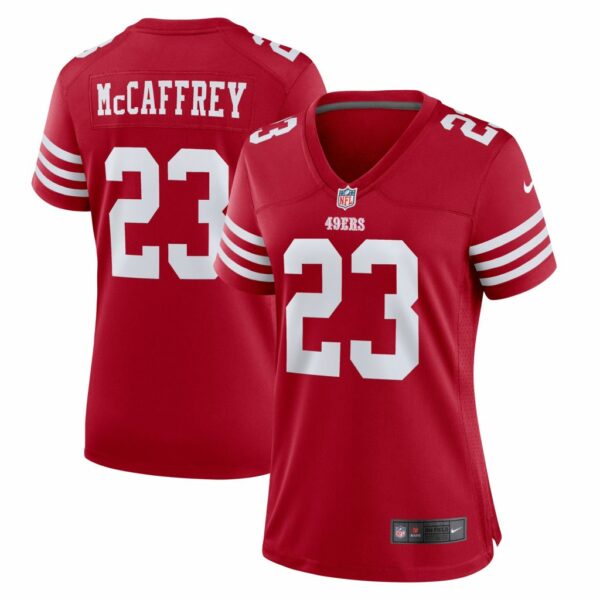 Women's San Francisco 49ers Christian McCaffrey Nike Scarlet Game Player Jersey