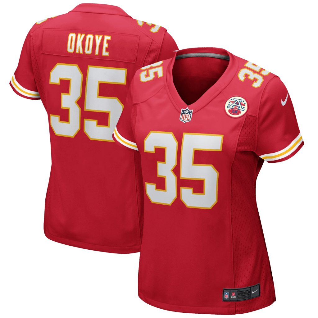 Women's Kansas City Chiefs Christian Okoye Nike Red Game Retired Player Jersey