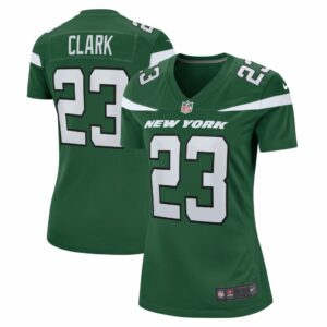 Women's New York Jets Chuck Clark Nike Gotham Green Team Game Jersey