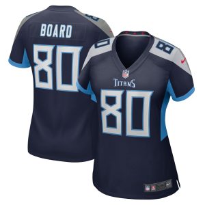 Women's Tennessee Titans C.J. Board Nike Navy Home Game Player Jersey