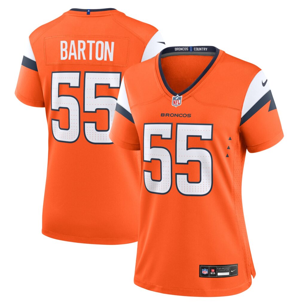 Cody Barton Denver Broncos Nike Women's Game Jersey -  Orange