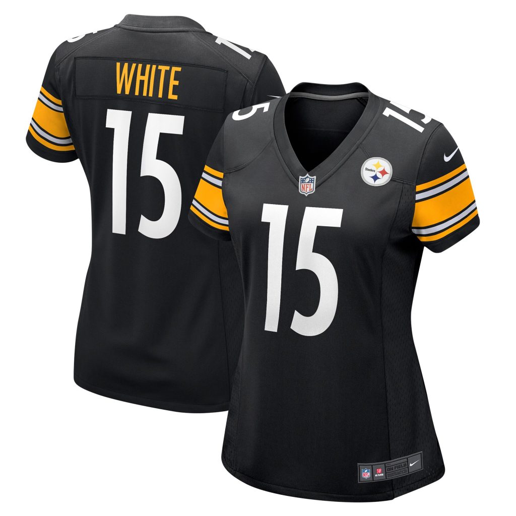 Women's Pittsburgh Steelers Cody White Nike Black Game Jersey