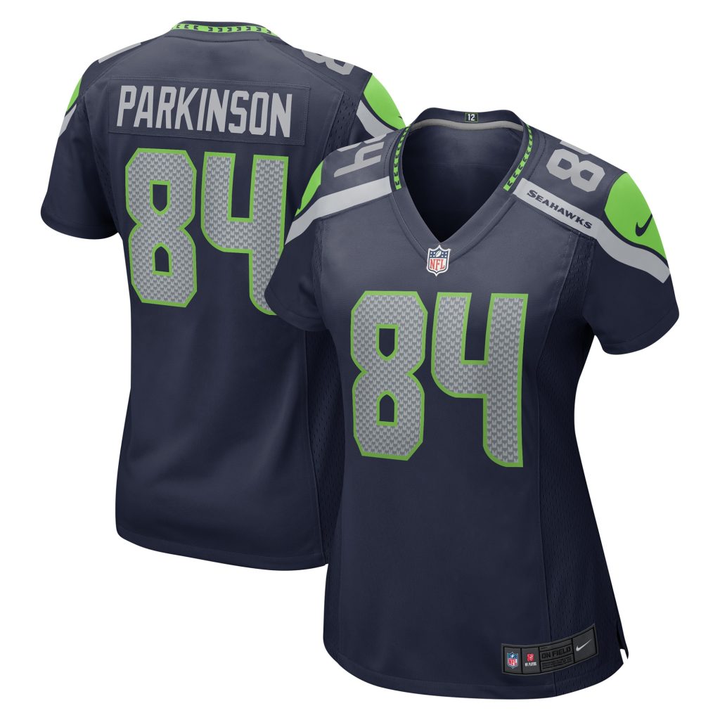 Women's Seattle Seahawks Colby Parkinson Nike College Navy Game Jersey