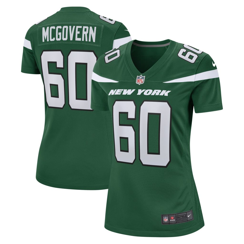 Women's New York Jets Connor McGovern Nike Gotham Green Game Jersey