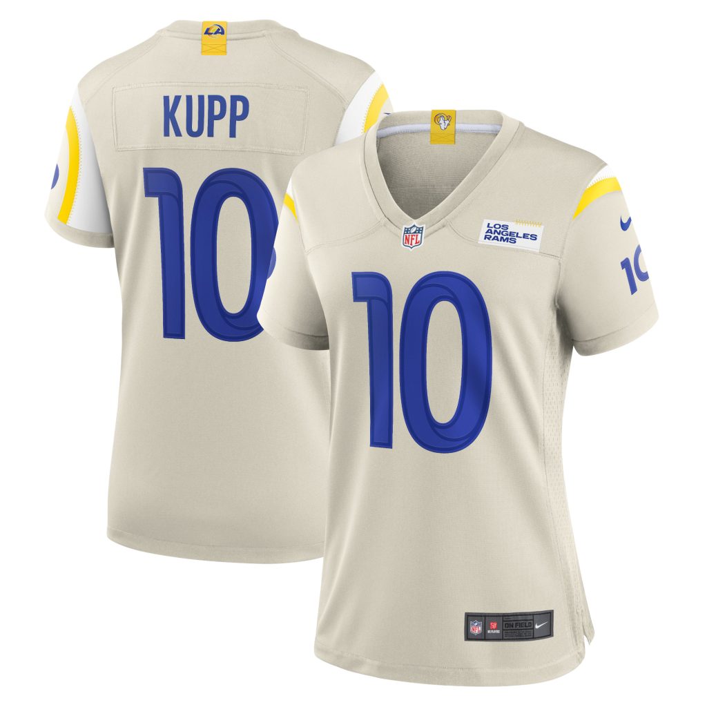 Women's Los Angeles Rams Cooper Kupp Nike Bone Player Game Jersey