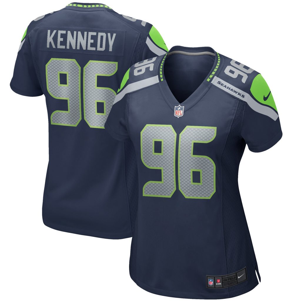 Women's Seattle Seahawks Cortez Kennedy Nike College Navy Game Retired Player Jersey