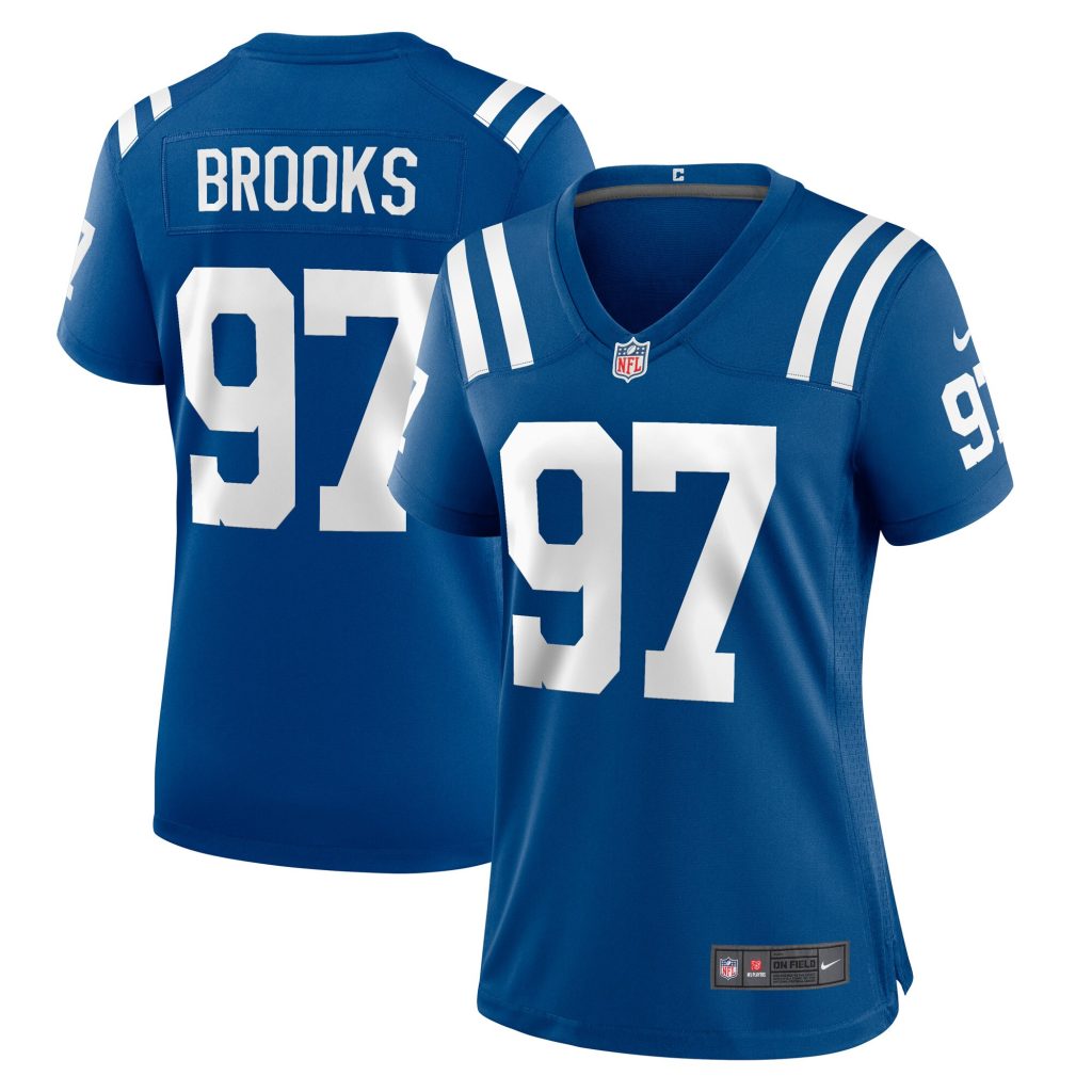 Women's Indianapolis Colts Curtis Brooks Nike Royal Player Game Jersey