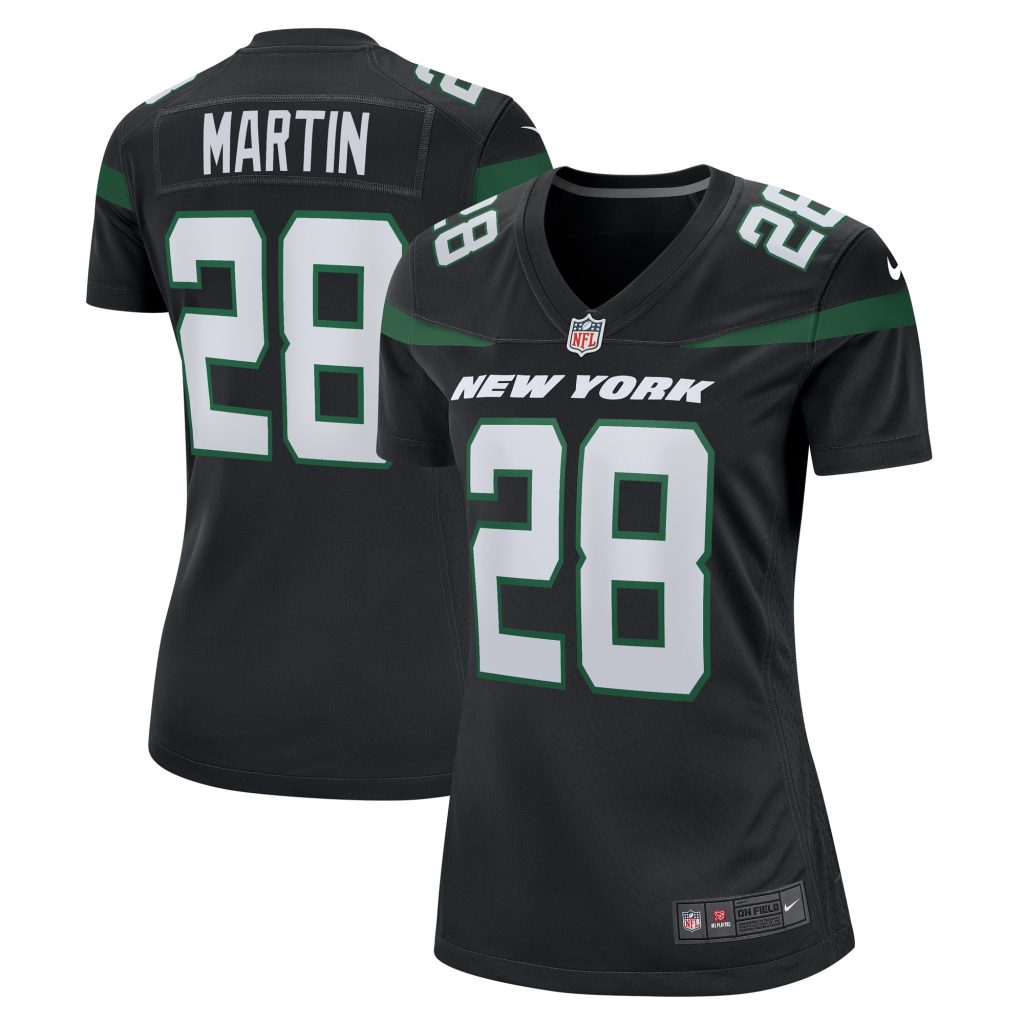 Women's New York Jets Curtis Martin Nike Black Retired Player Jersey