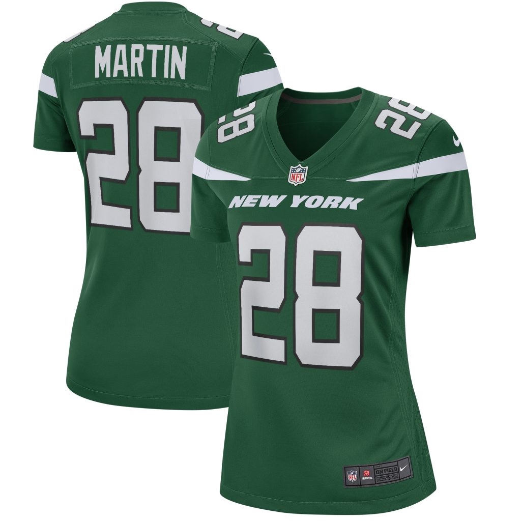 Women's New York Jets Curtis Martin Nike Gotham Green Game Retired Player Jersey