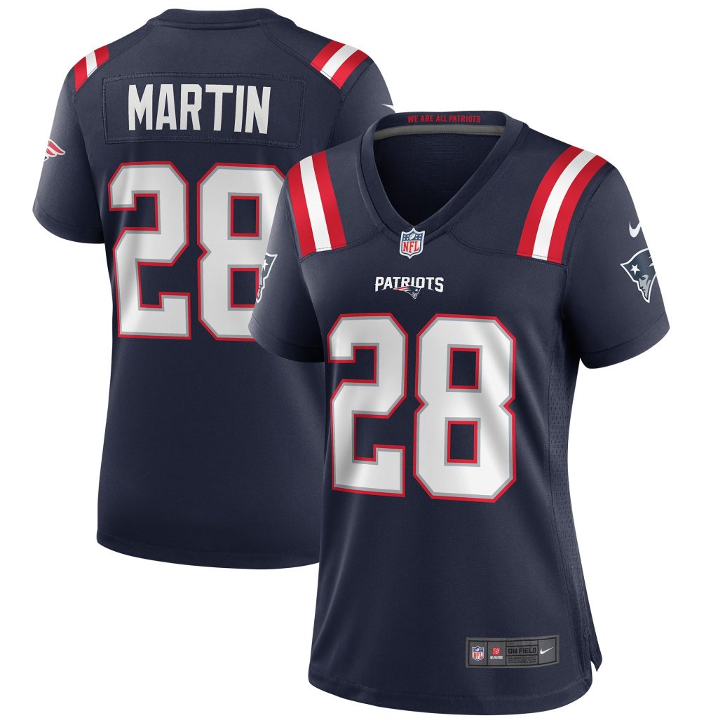 Women's New England Patriots Curtis Martin Nike Navy Game Retired Player Jersey