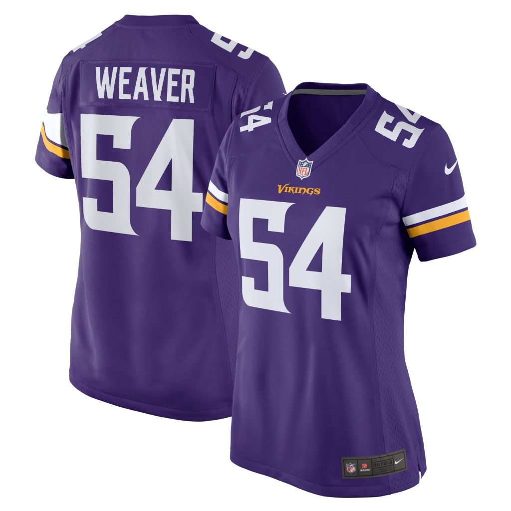 Women's Minnesota Vikings Curtis Weaver Nike Purple Home Game Jersey