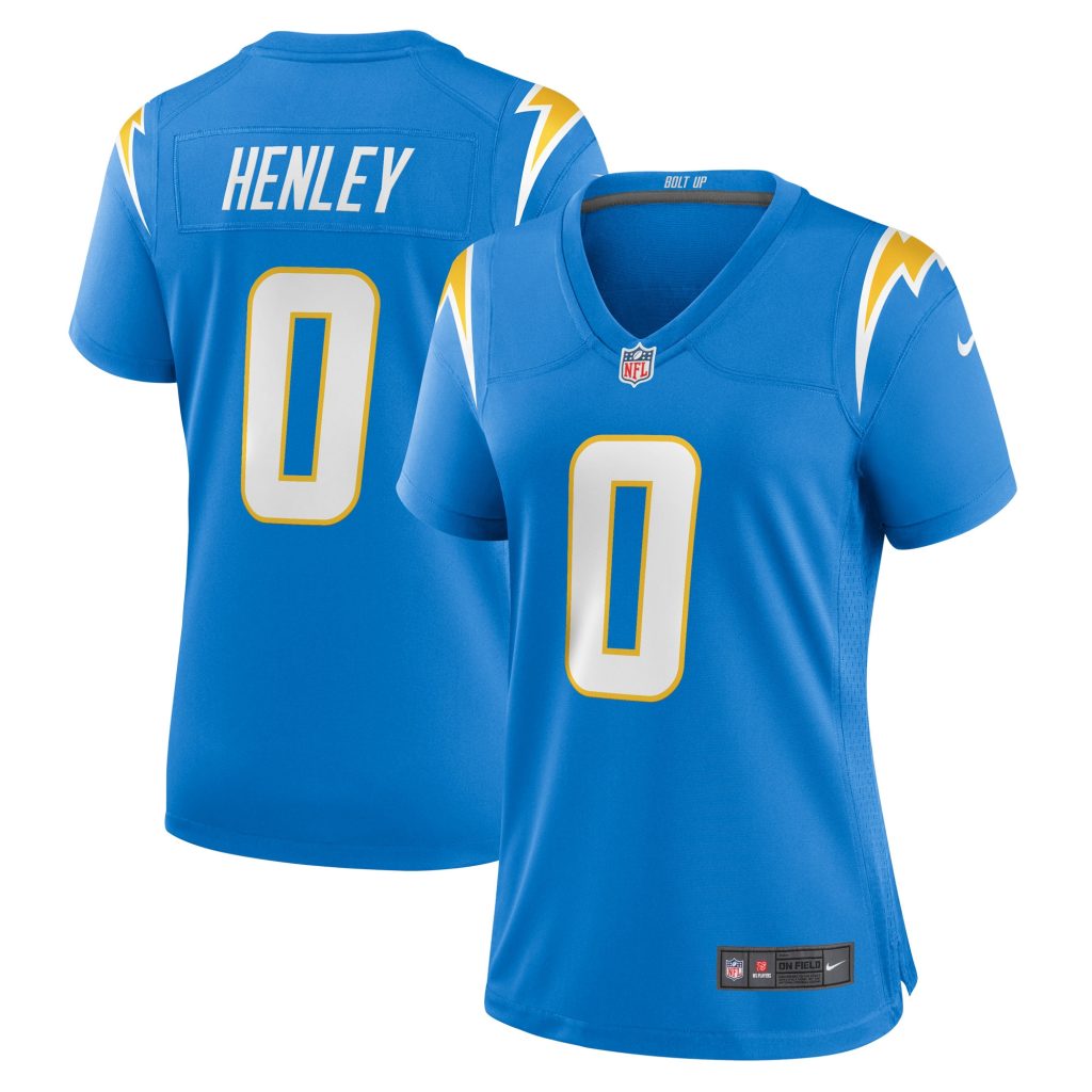 Women's Los Angeles Chargers Daiyan Henley Nike Powder Blue Team Game Jersey