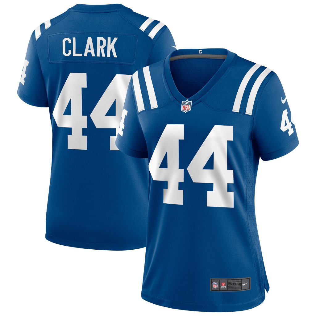 Women's Indianapolis Colts Dallas Clark Nike Royal Game Retired Player Jersey