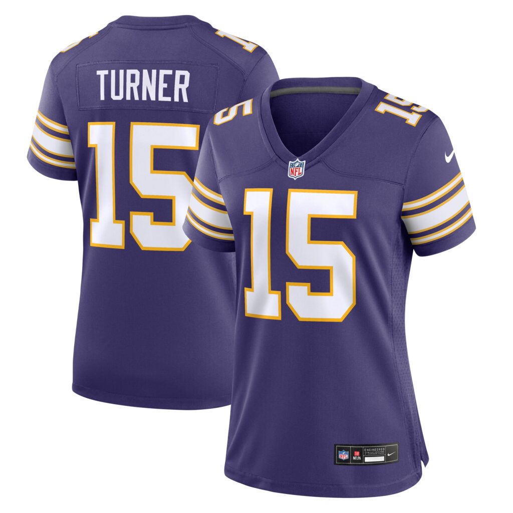Dallas Turner Minnesota Vikings Nike Women's Alternate Game Jersey -  Purple