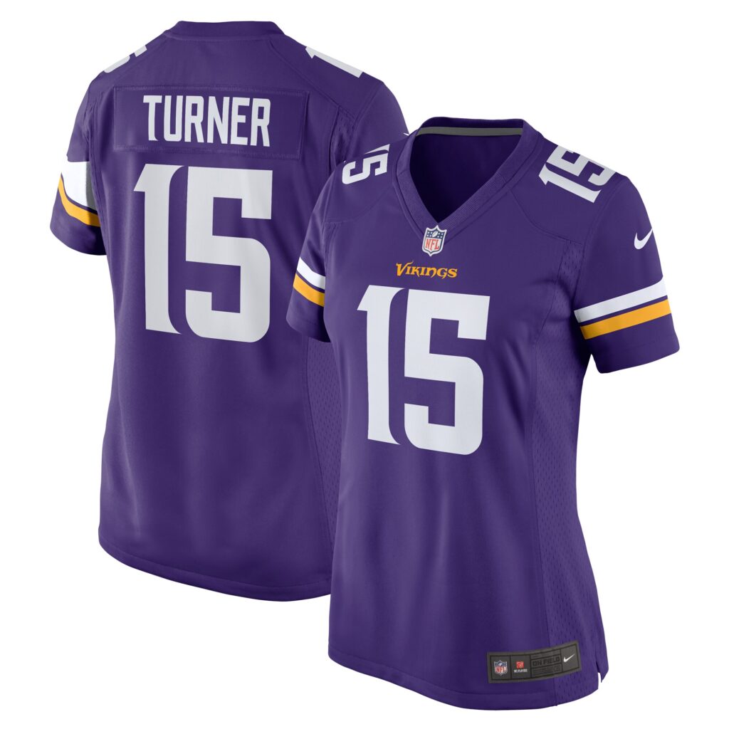 Dallas Turner Minnesota Vikings Nike Women's Game Jersey -  Purple