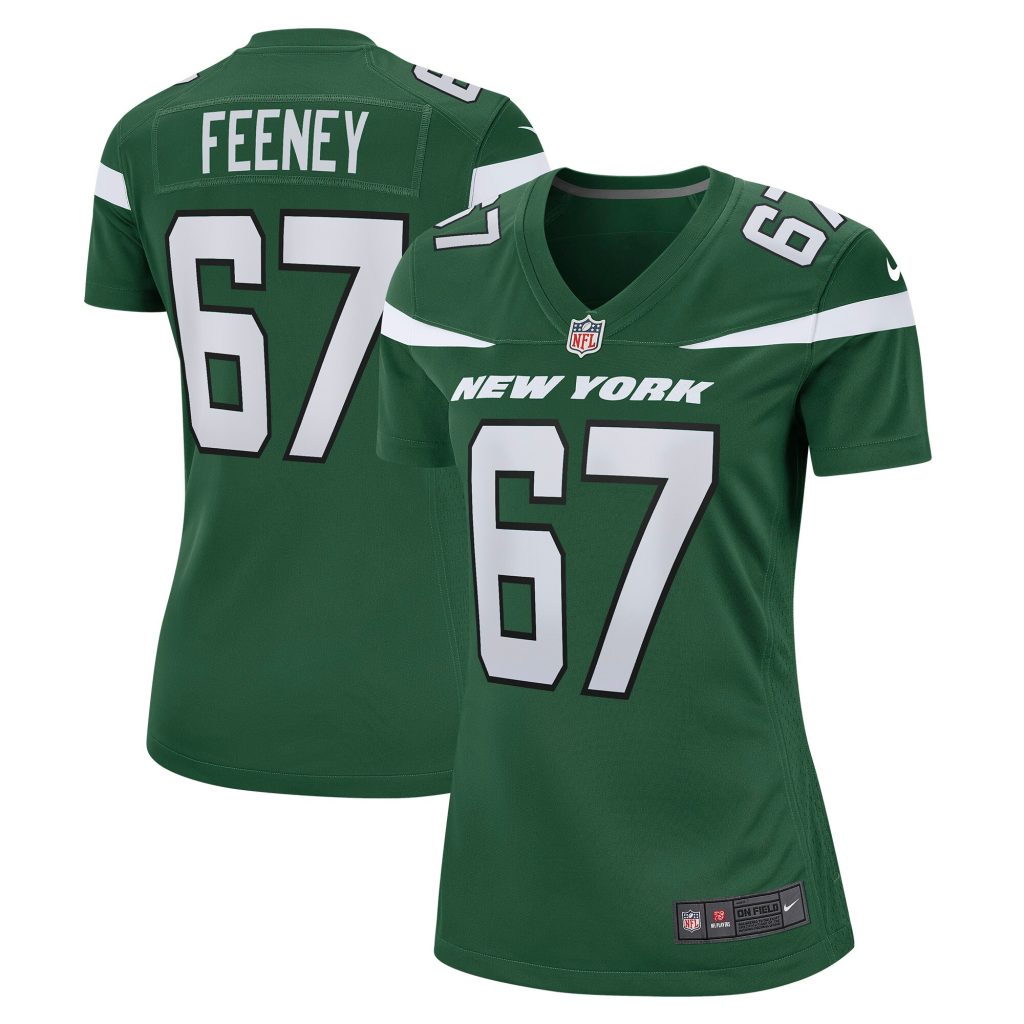 Women's New York Jets Dan Feeney Nike Gotham Green Game Jersey