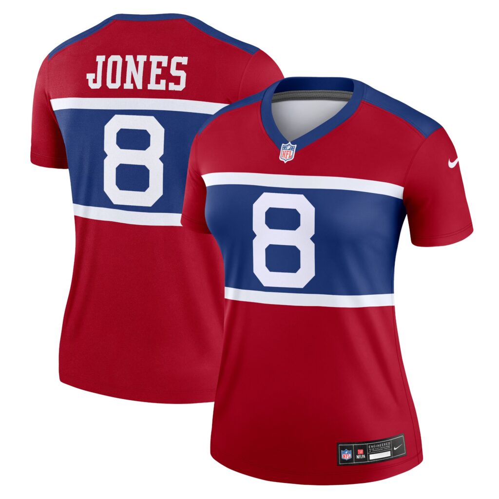 Daniel Jones New York Giants Nike Women's Alternate Legend Player Jersey - Century Red