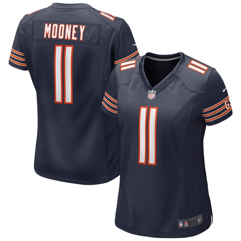 Women's Chicago Bears Darnell Mooney Nike Navy Game Jersey