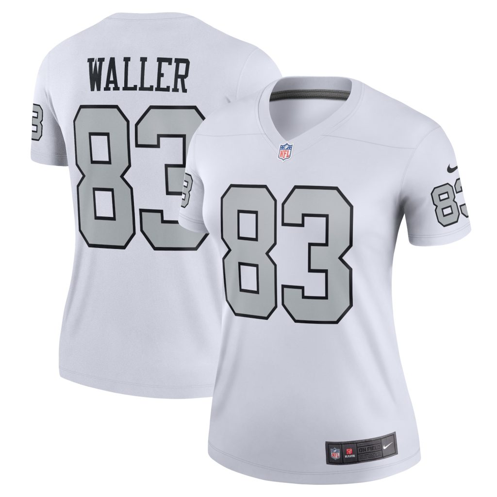 Women's Las Vegas Raiders Darren Waller Nike White Alternate Legend Jersey