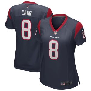 Women's Houston Texans David Carr Nike Navy Game Retired Player Jersey