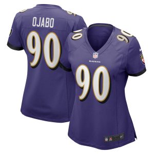 Women's Baltimore Ravens David Ojabo Nike Purple Game Player Jersey