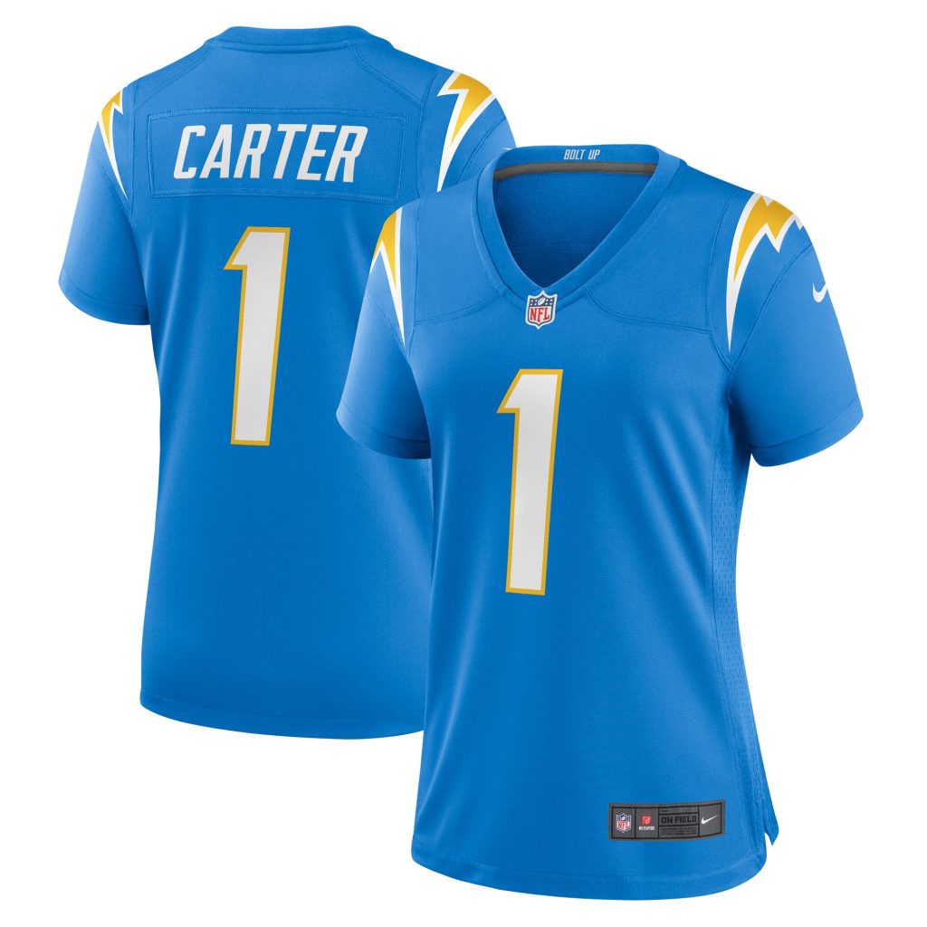 Women's Los Angeles Chargers DeAndre Carter Nike Powder Blue Home Game Player Jersey