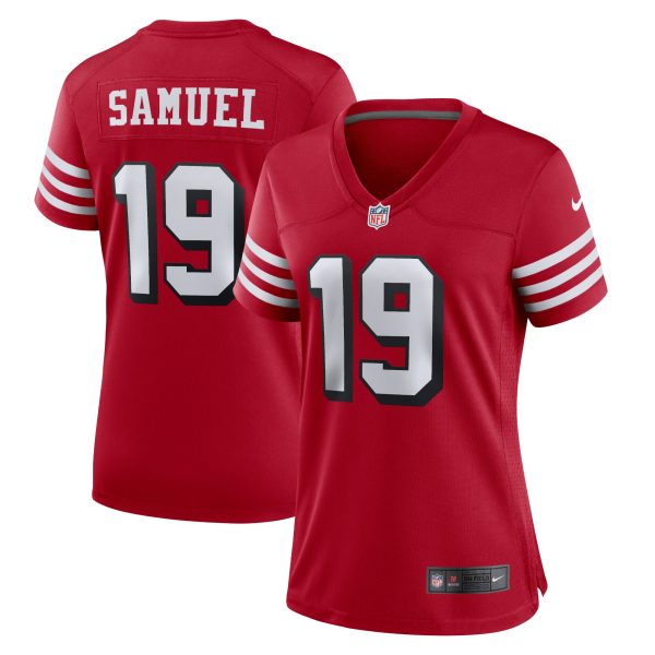 Women's San Francisco 49ers Deebo Samuel Nike Scarlet Alternate Team ...