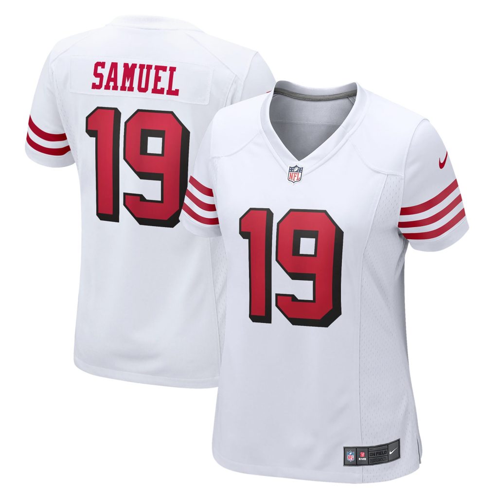 Women's San Francisco 49ers Deebo Samuel Nike White Alternate Game Jersey