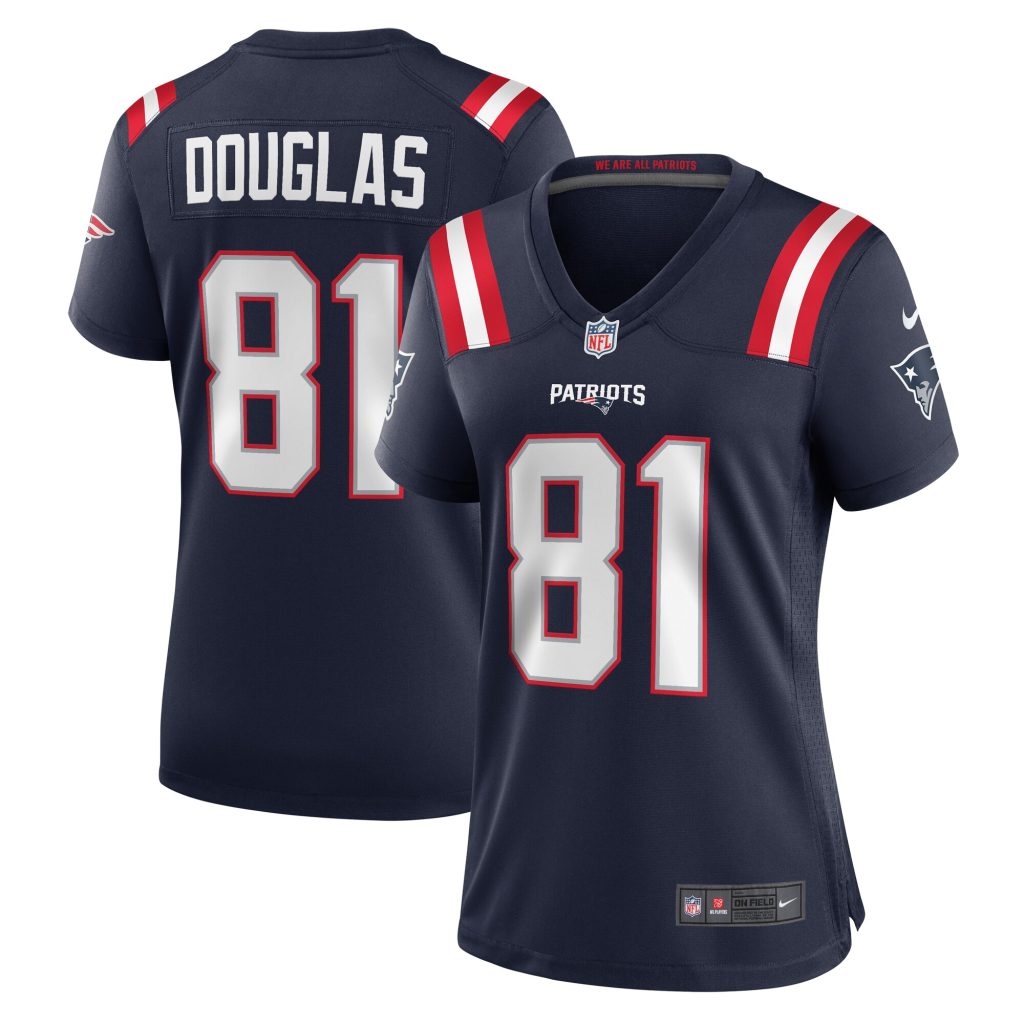 Demario Douglas New England Patriots Nike Women's  Game Jersey -  Navy