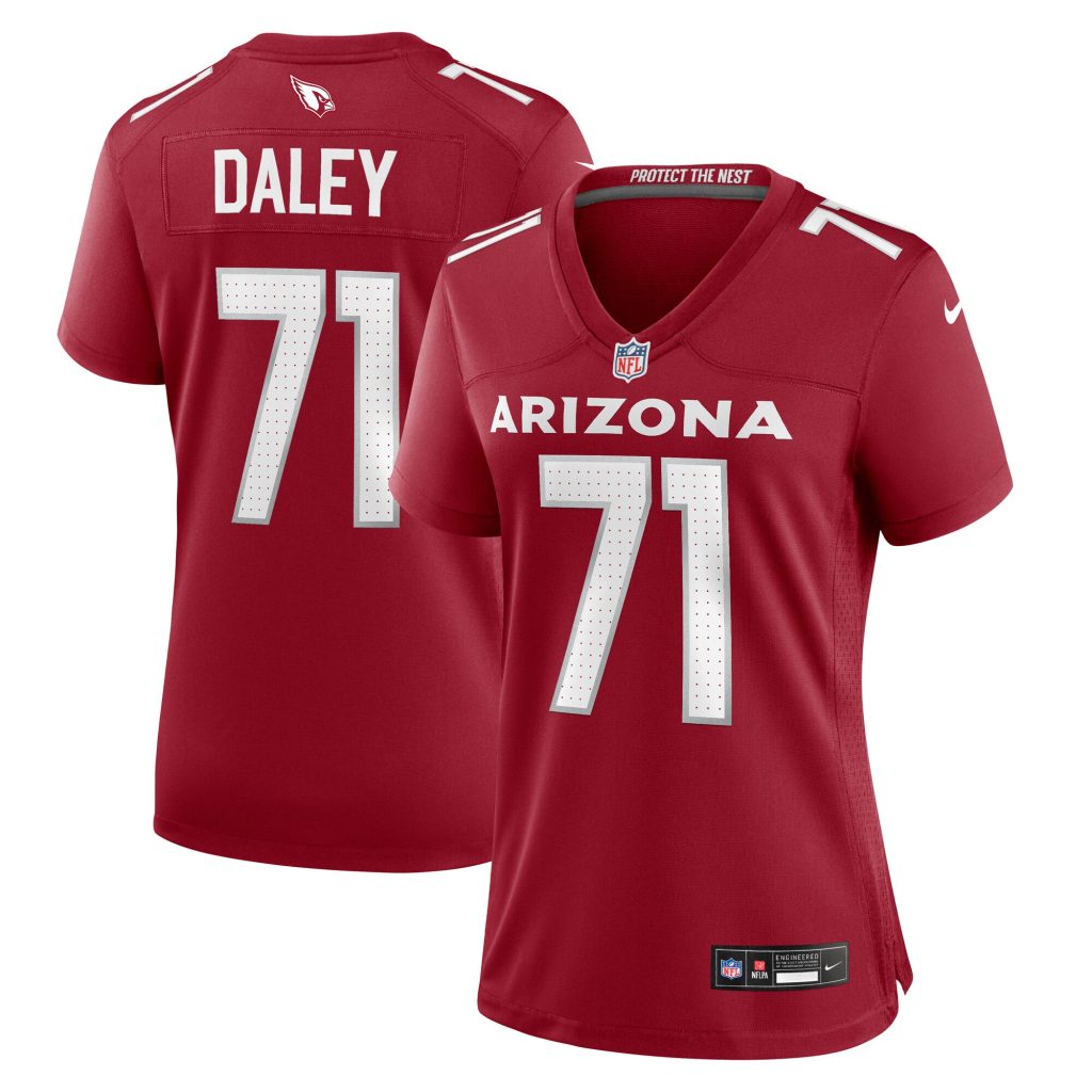 Dennis Daley Arizona Cardinals Nike Women's Nike Women's Team Color Jersey - Cardinal