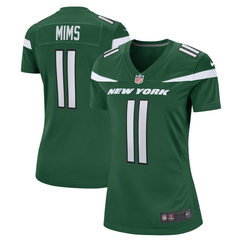 Women's New York Jets Denzel Mims Nike Gotham Green Game Jersey