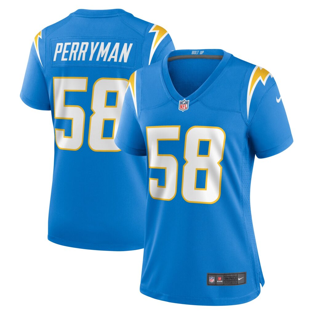 Denzel Perryman Los Angeles Chargers Nike Women's Team Game Jersey -  Powder Blue