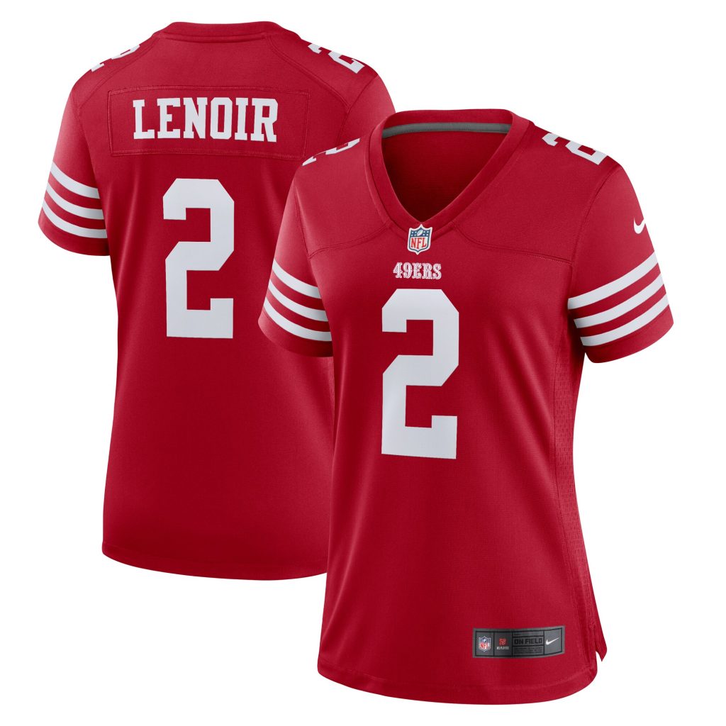 Deommodore Lenoir San Francisco 49ers Nike Women's  Game Jersey -  Scarlet