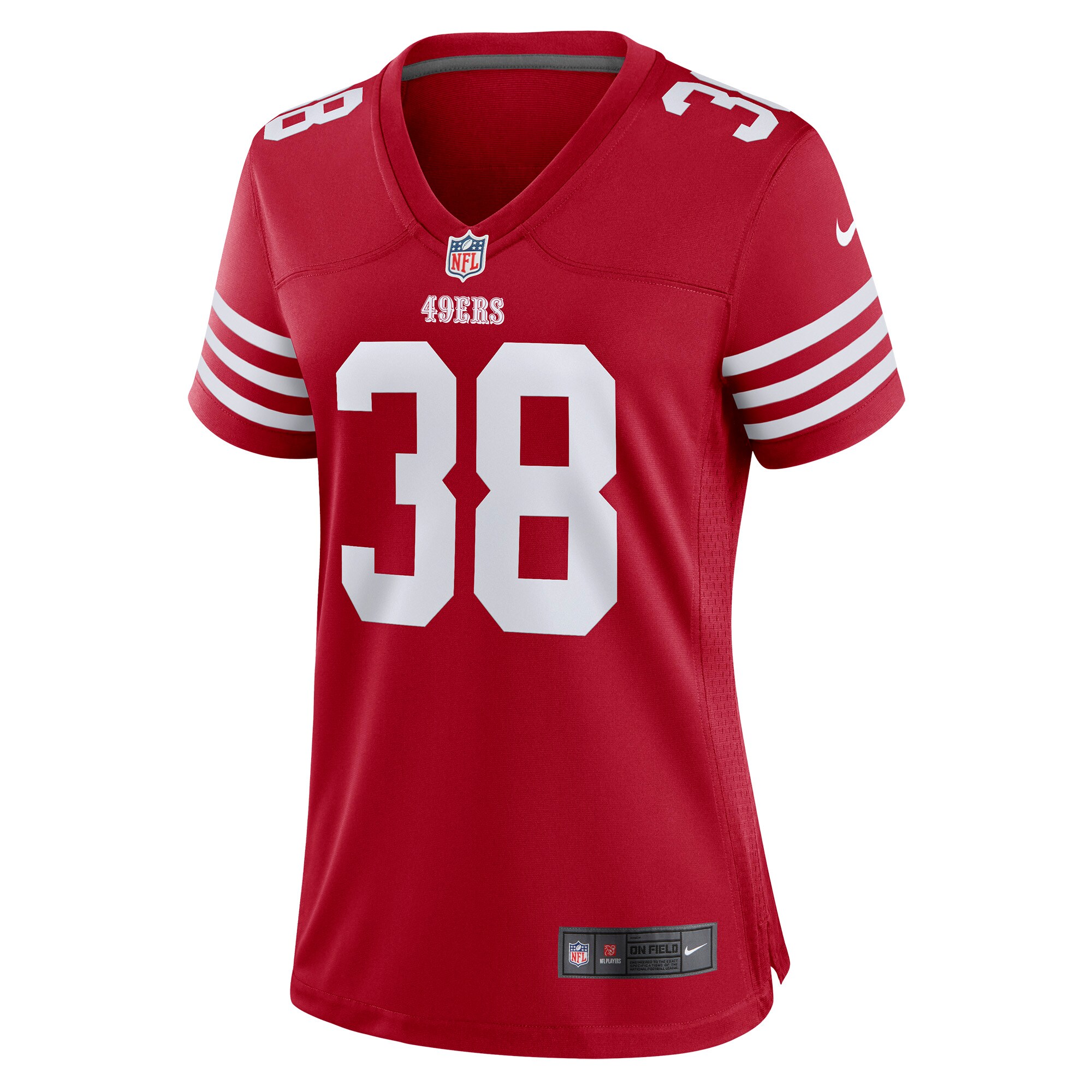 Women's San Francisco 49ers Deommodore Lenoir Nike Scarlet Game Player ...