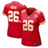 Women's Kansas City Chiefs Deon Bush Nike Red Game Player Jersey