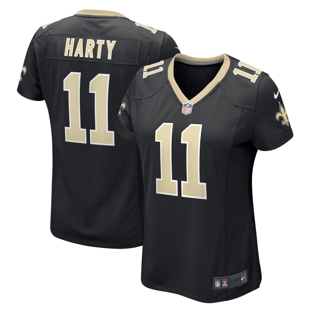 Women's New Orleans Saints Deonte Harty Nike Black Game Player Jersey