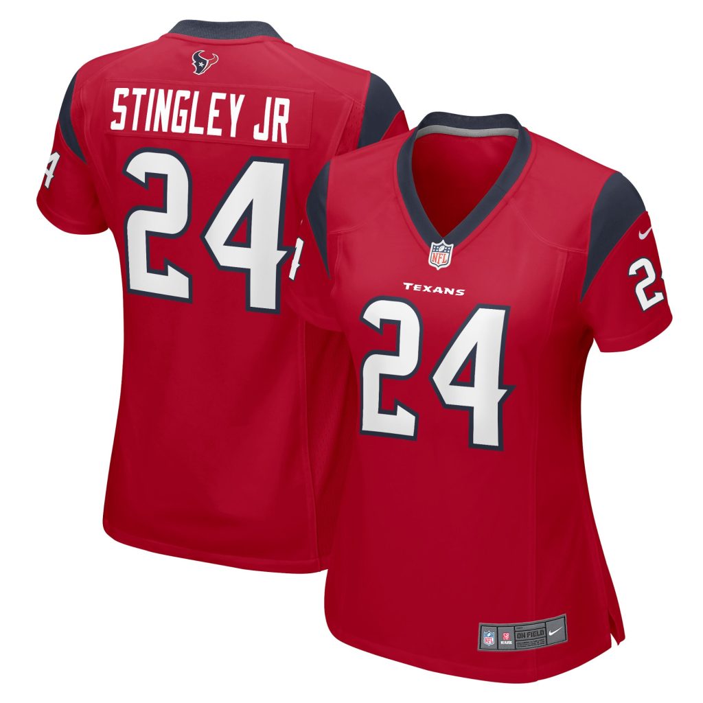 Women's Houston Texans Derek Stingley Jr. Nike Red Player Game Jersey