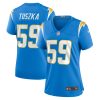 Women's Los Angeles Chargers Derrek Tuszka Nike Powder Blue Home Game Player Jersey