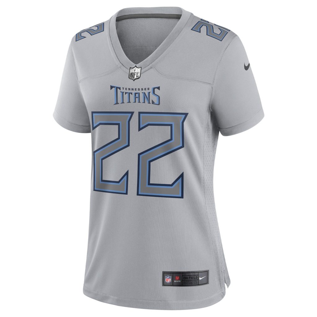 Women's Tennessee Titans Derrick Henry Nike Gray Atmosphere Fashion 